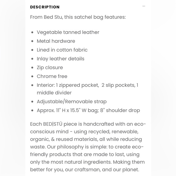 BedStu Bruna Leather Bag - Picture 16 of 16